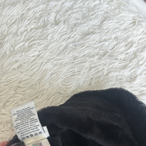 UGG Sheepskin Shearling & Sheepskin Bucket Hat Sz L/XL